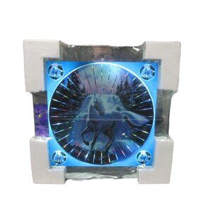 Motion Flashing Mirror 14" x 14" light up Unicorn Wall Hanging Piece
